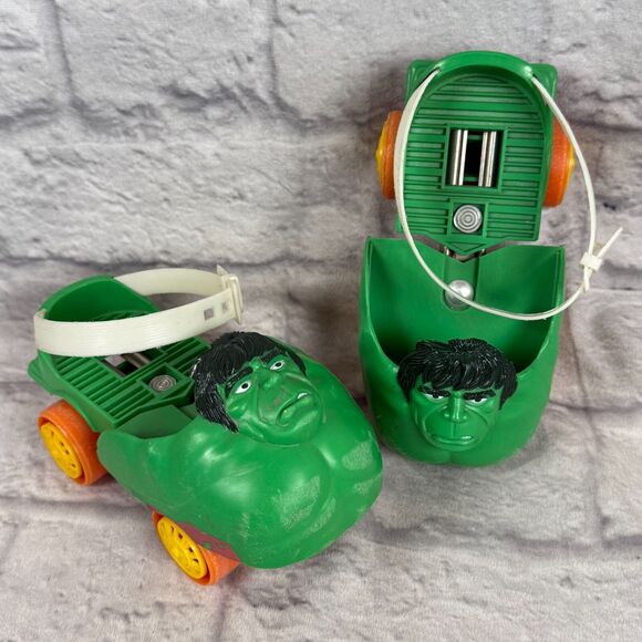 Vtg 1979 The Incredible Hulk Deluxe Kid's Roller Skates Adjustable Marvel Comics - Picture 1 of 8